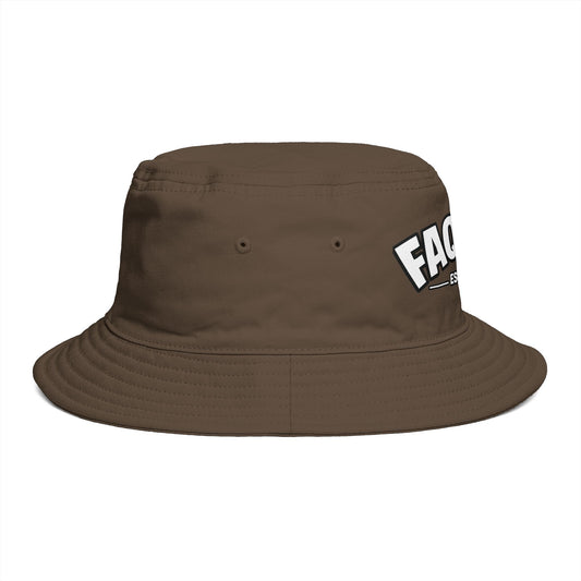 Bucket Hat — 'FAQUAK! Est. 2026' Embroidered Novelty Bucket Hat