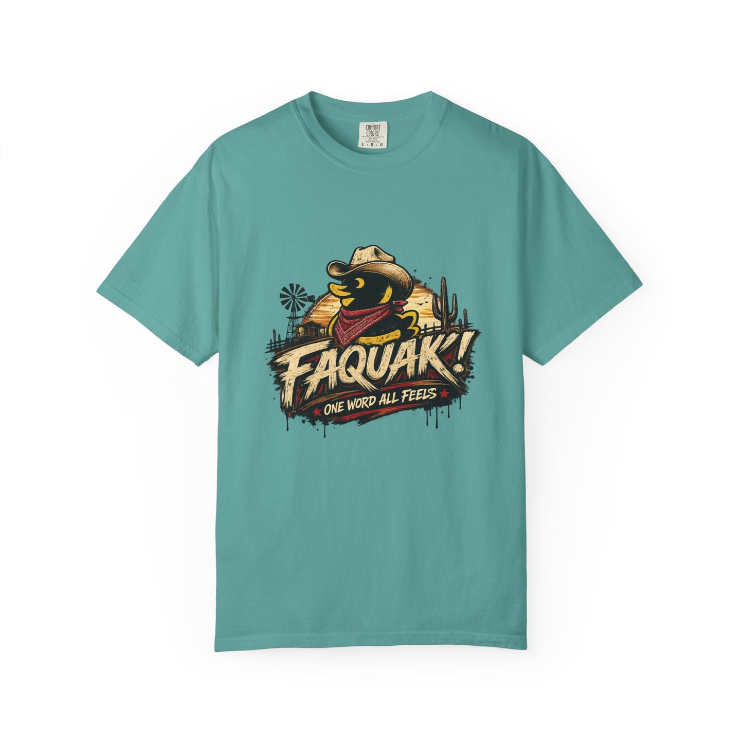 Faquak! Graphic T-Shirt — Retro Duck Logo Tee