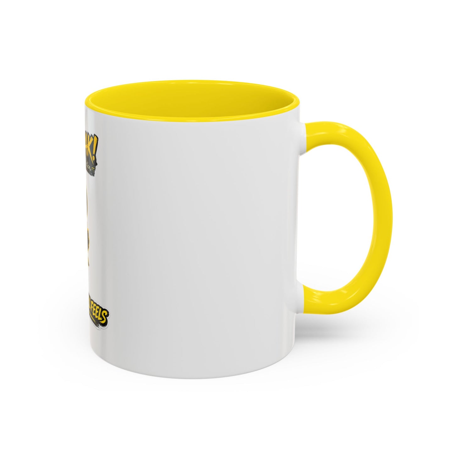 Faquak! Duck Graphic Coffee Mug — Funny One Word All Feels Accent Mug