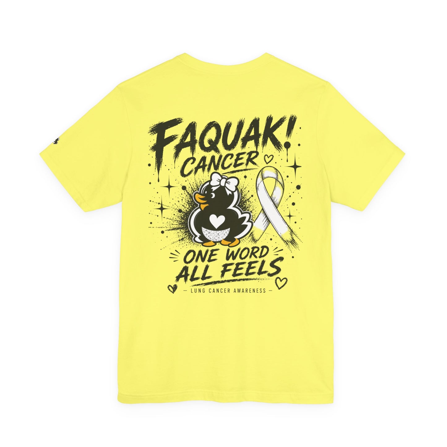 Faquak Cancer Awareness Tee — “Faquak! Cancer” Ribbon Support Shirt