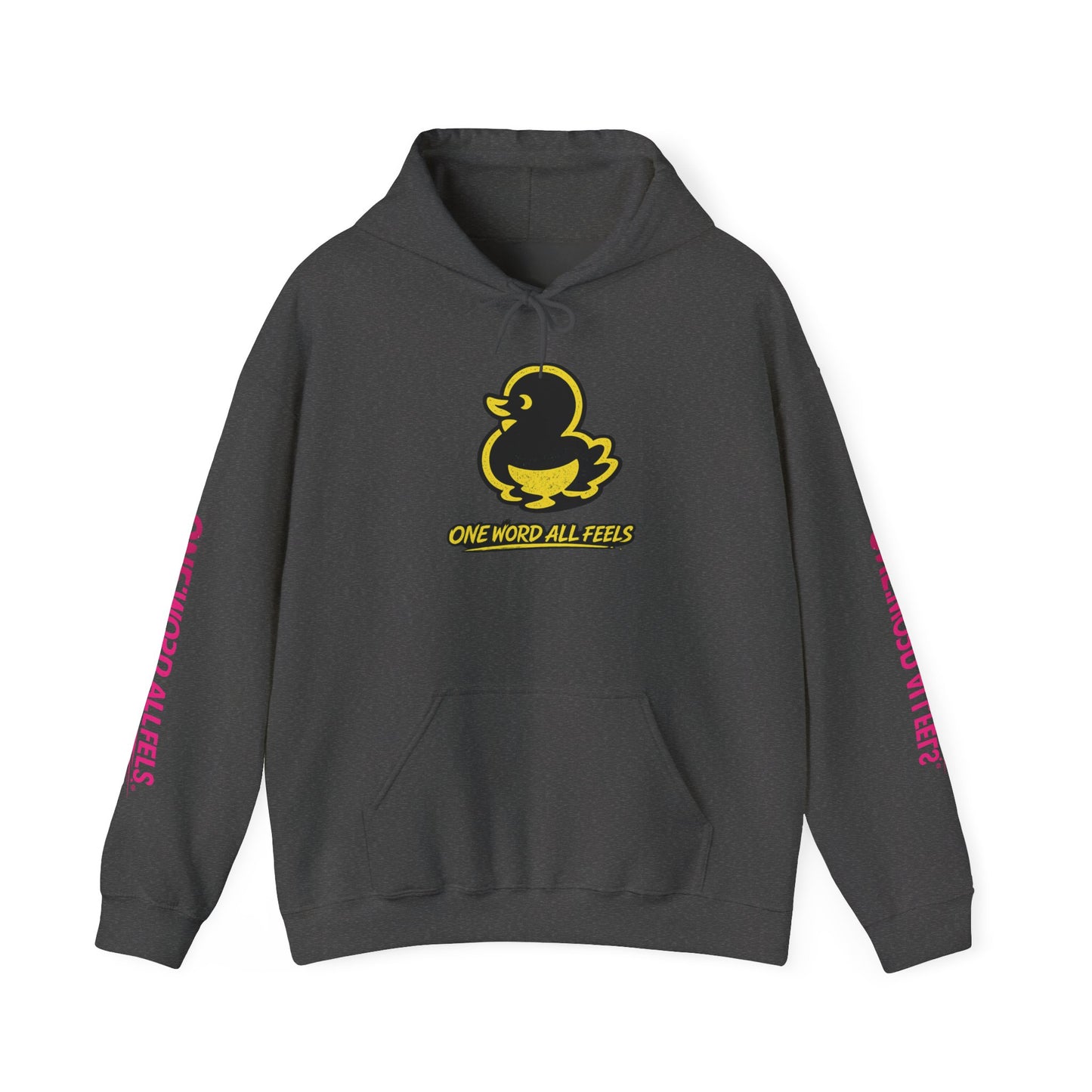 Duck Graphic Hoodie — “FAQUAK!” One Word All Feels Streetwear Hoodie