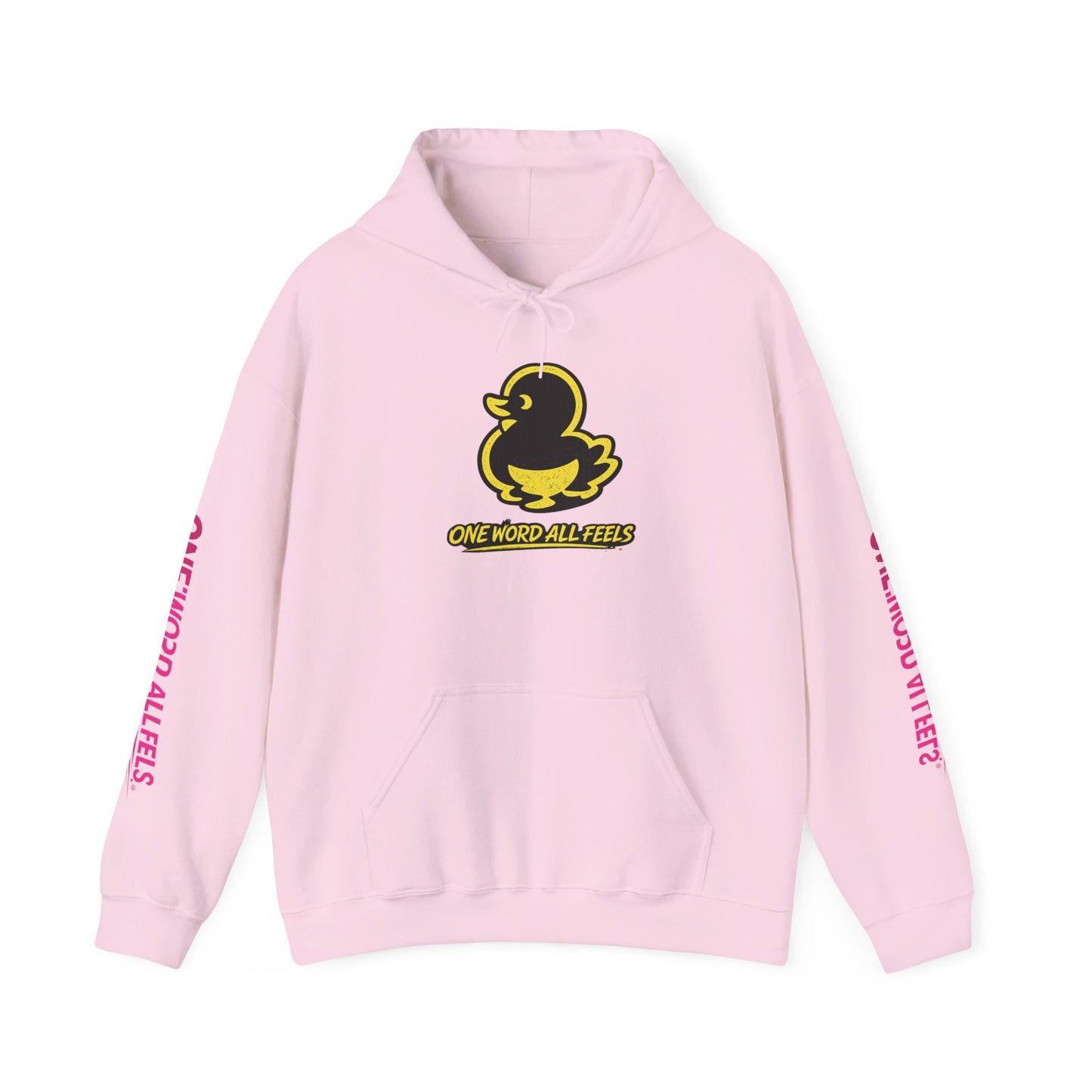 Duck Graphic Hoodie — “FAQUAK!” One Word All Feels Streetwear Hoodie