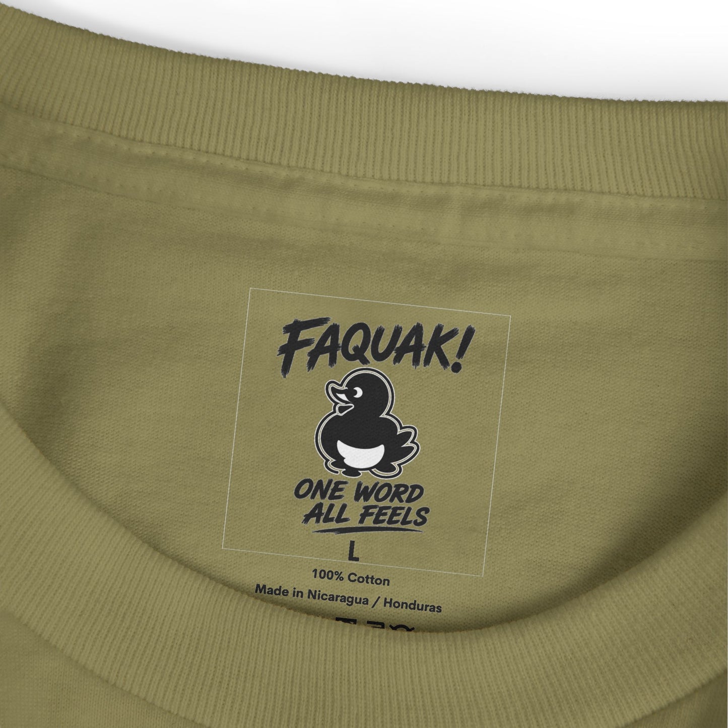 Samurai Duck Graphic Tee — "FAQUAK! You Broke All Rules" Vintage Japan-Inspired T-Shirt