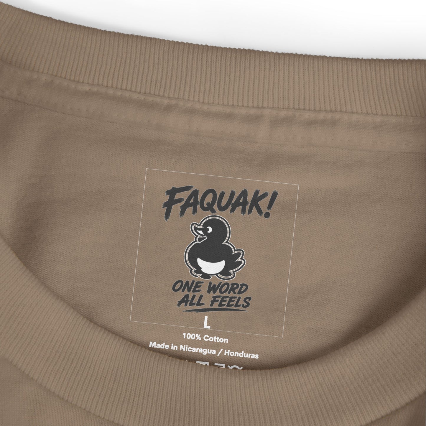 Samurai Duck Graphic Tee — "FAQUAK! You Broke All Rules" Vintage Japan-Inspired T-Shirt