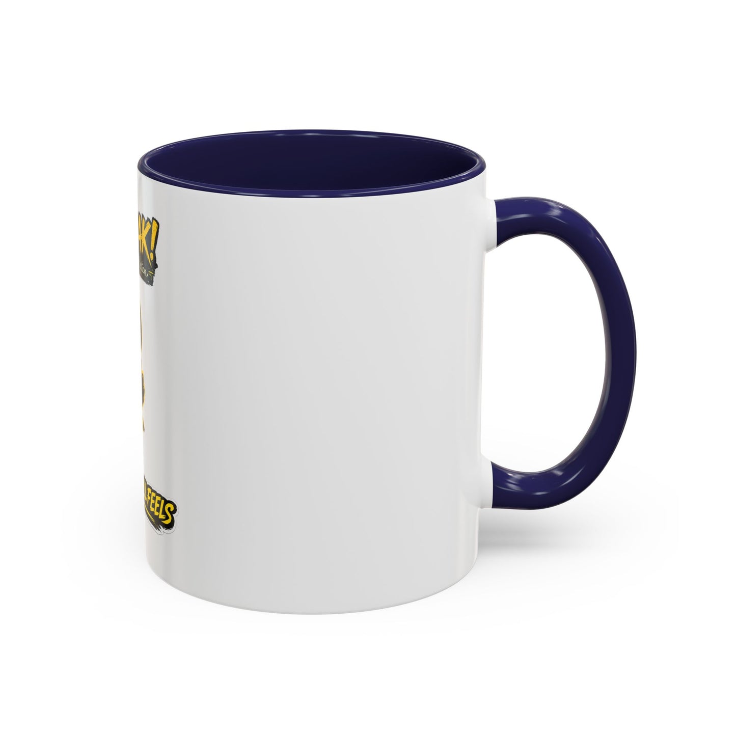 Faquak! Duck Graphic Coffee Mug — Funny One Word All Feels Accent Mug