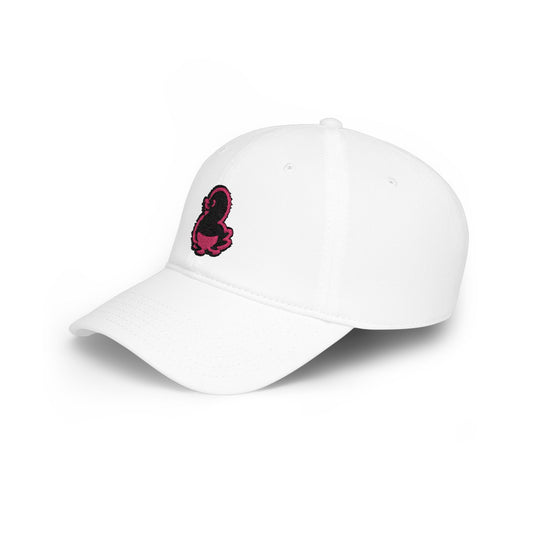 Copy of Embroidered Black Duck Low Profile Baseball Cap — Minimal Retro Patch Hat
