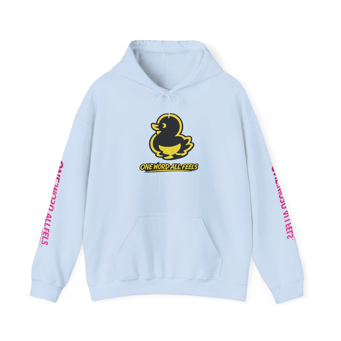 Duck Graphic Hoodie — “FAQUAK!” One Word All Feels Streetwear Hoodie