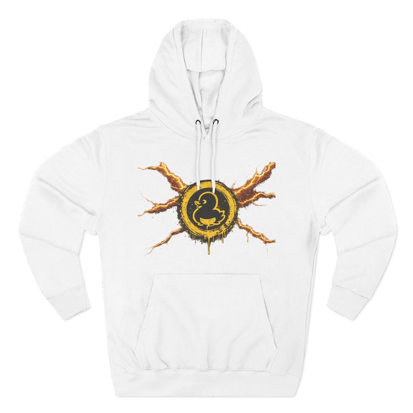 Three-Panel Fleece Hoodie