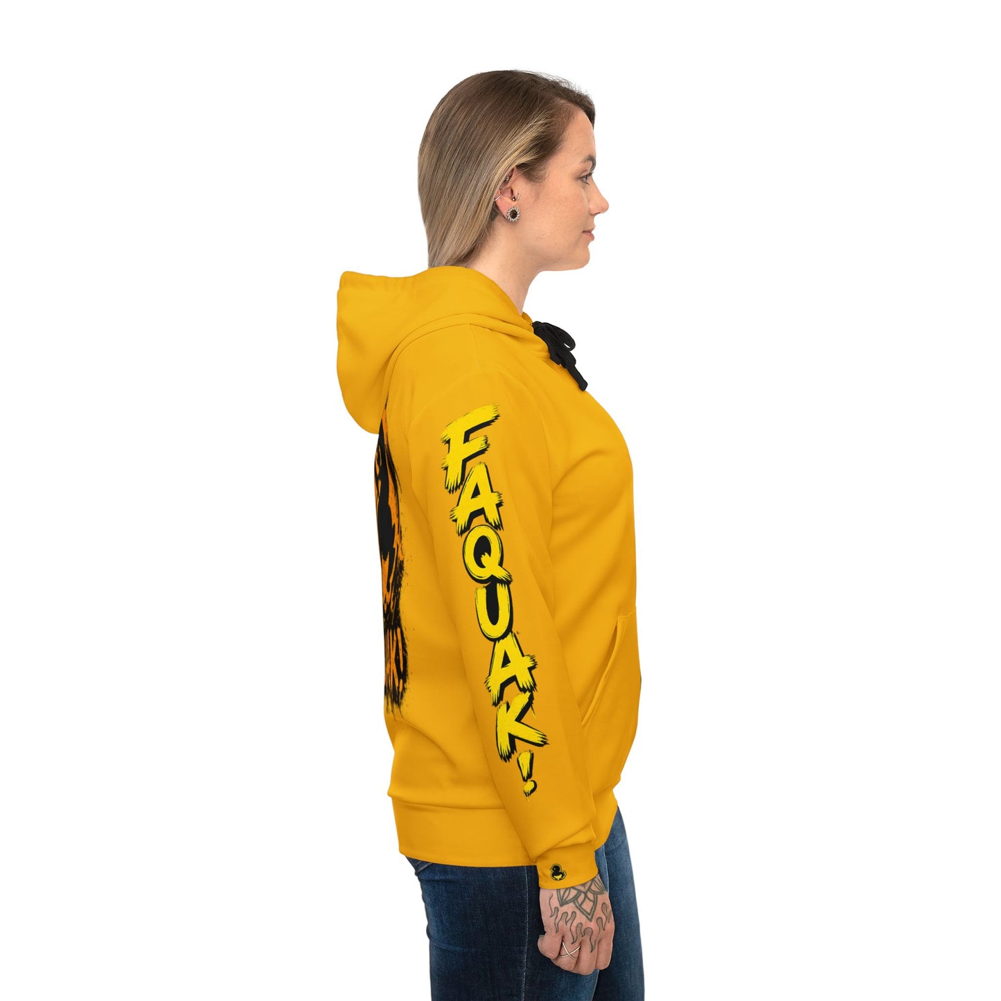Faquak! Athletic Hoodie — FAQUAK! Rubber Duck Graphic Pullover