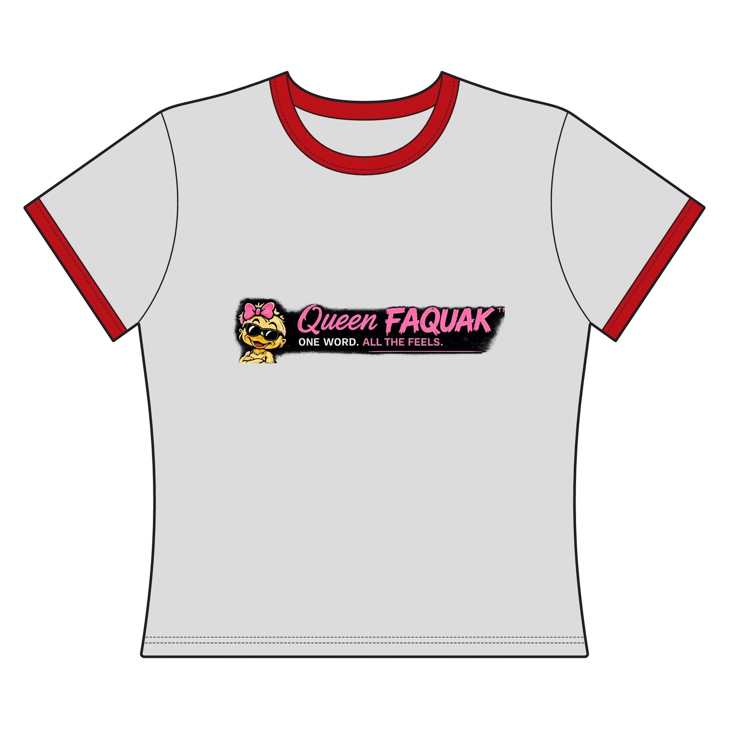 Faquak! Feeling's- Women's Ringer Tee