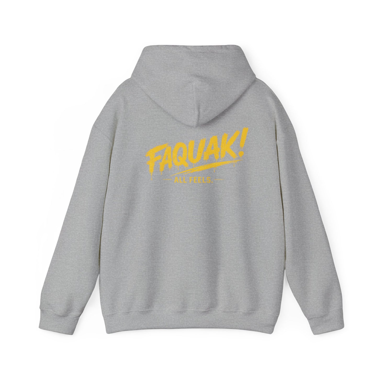 Faquak! Duck Logo Hoodie – Funny Retro Mascot Graphic Sweatshirt