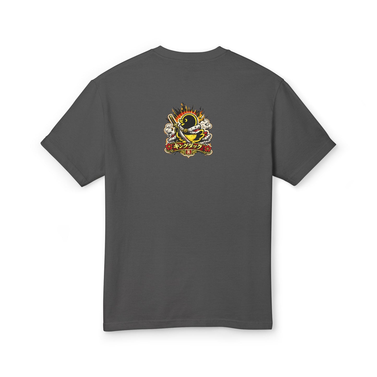Samurai Duck Graphic Tee — "FAQUAK! You Broke All Rules" Vintage Japan-Inspired T-Shirt