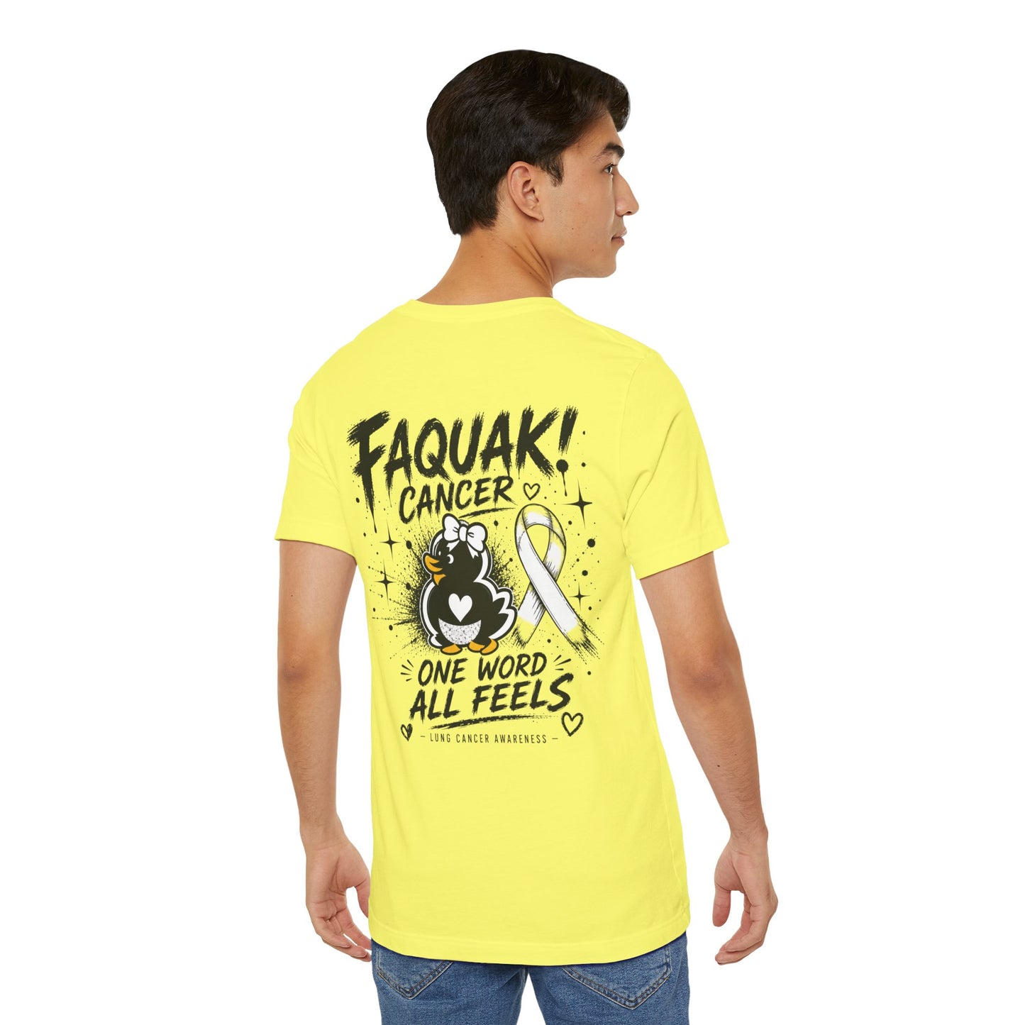 Faquak Cancer Awareness Tee — “Faquak! Cancer” Ribbon Support Shirt