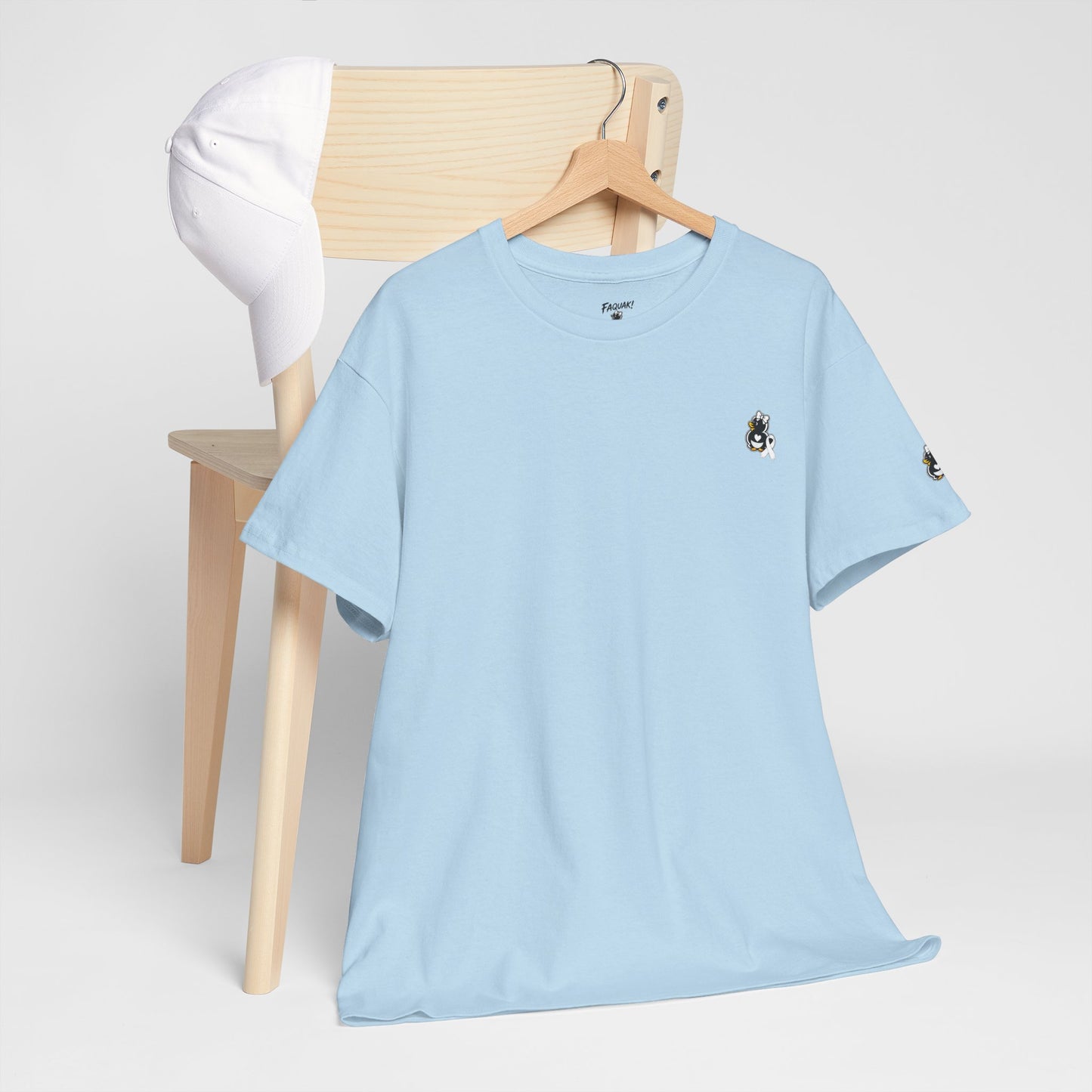 Heavy Cotton Tee.  Lung Cancer Awareness.