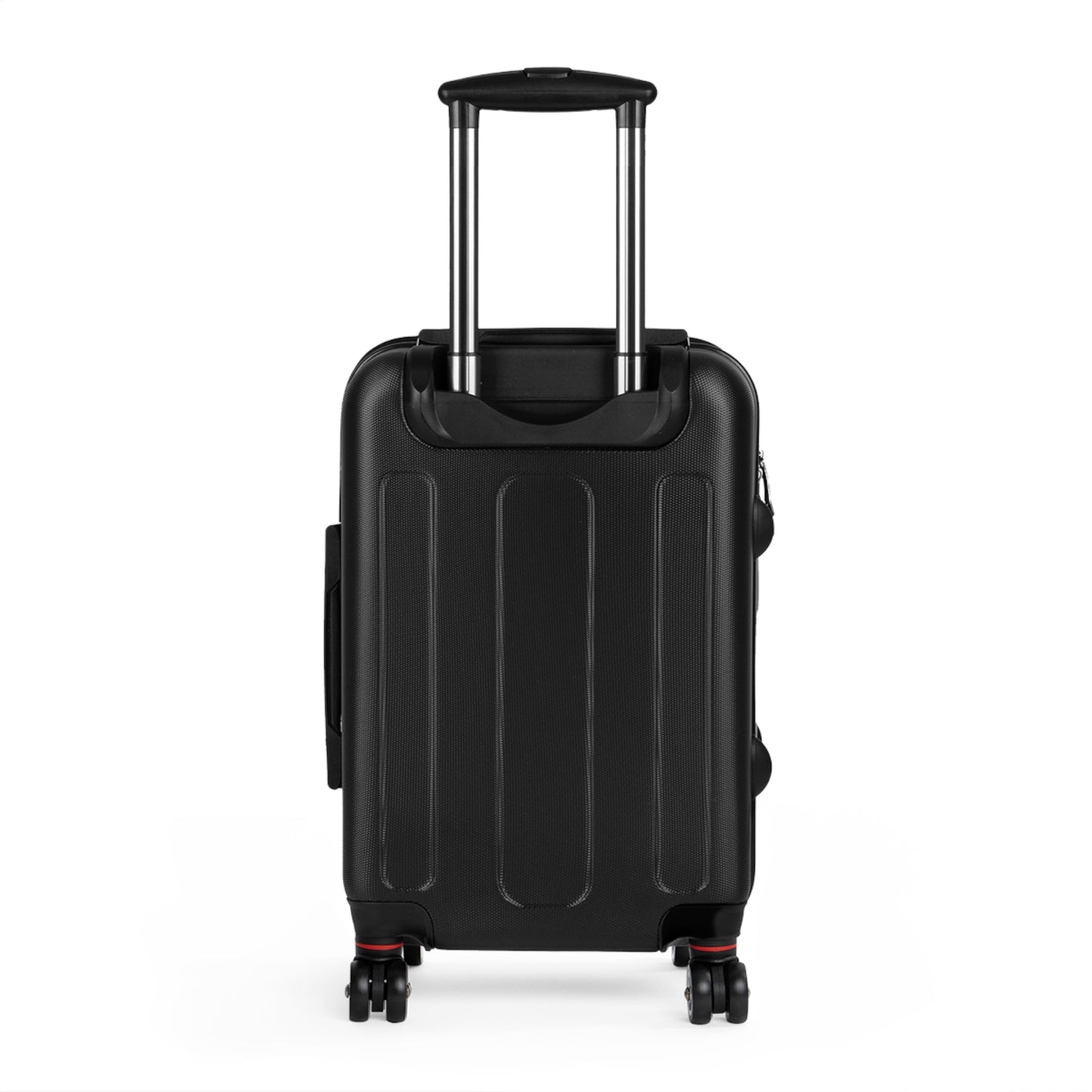 Black Faquak! Duck Heart Print Carry-On Luggage