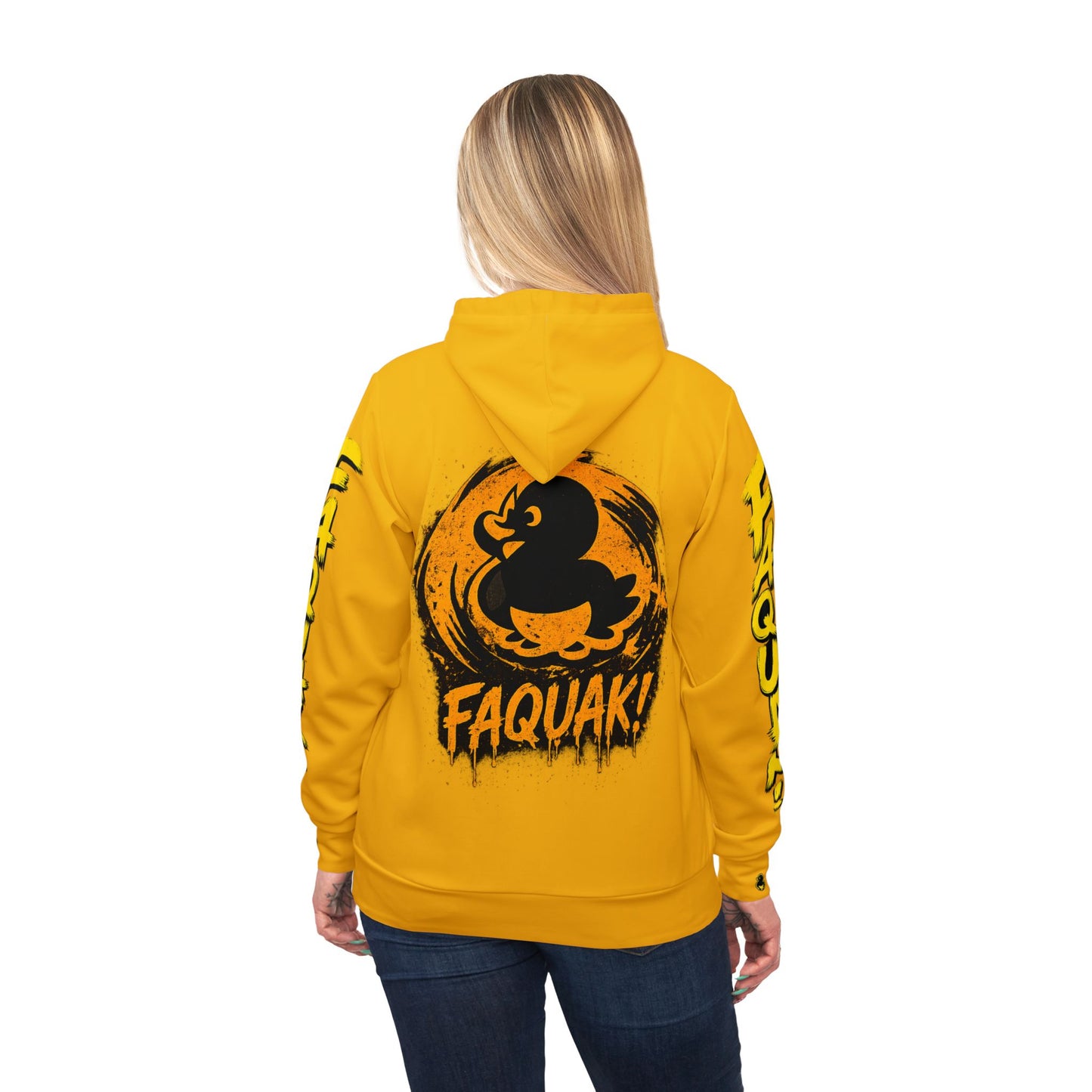 Faquak! Athletic Hoodie — FAQUAK! Rubber Duck Graphic Pullover