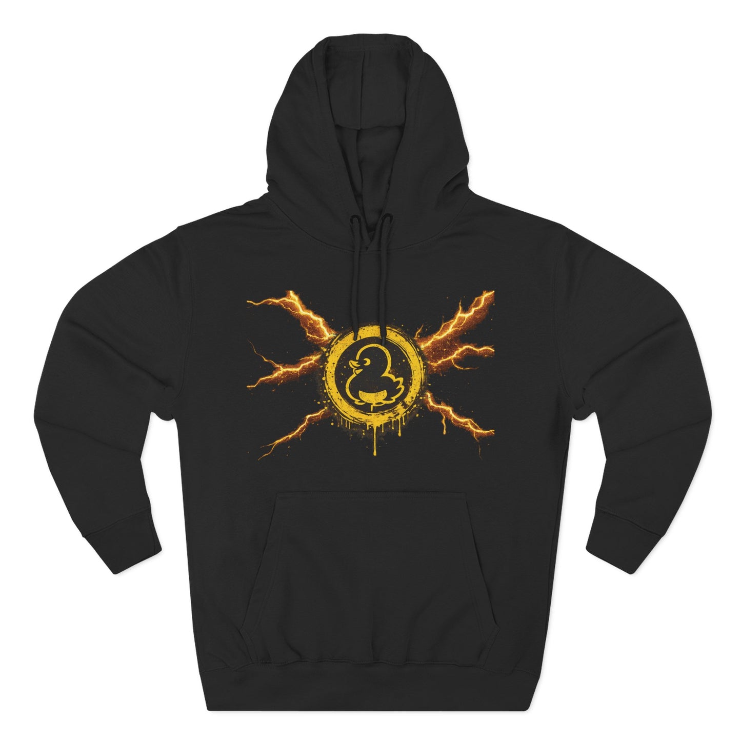 Three-Panel Fleece Hoodie