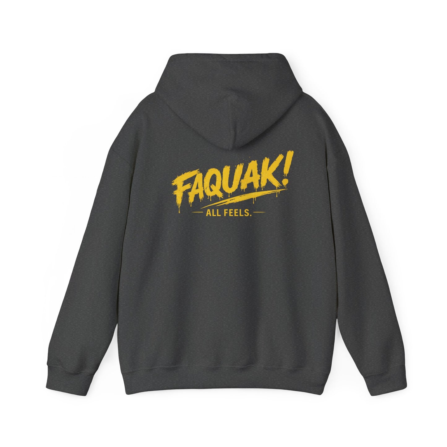 Faquak! Duck Logo Hoodie – Funny Retro Mascot Graphic Sweatshirt