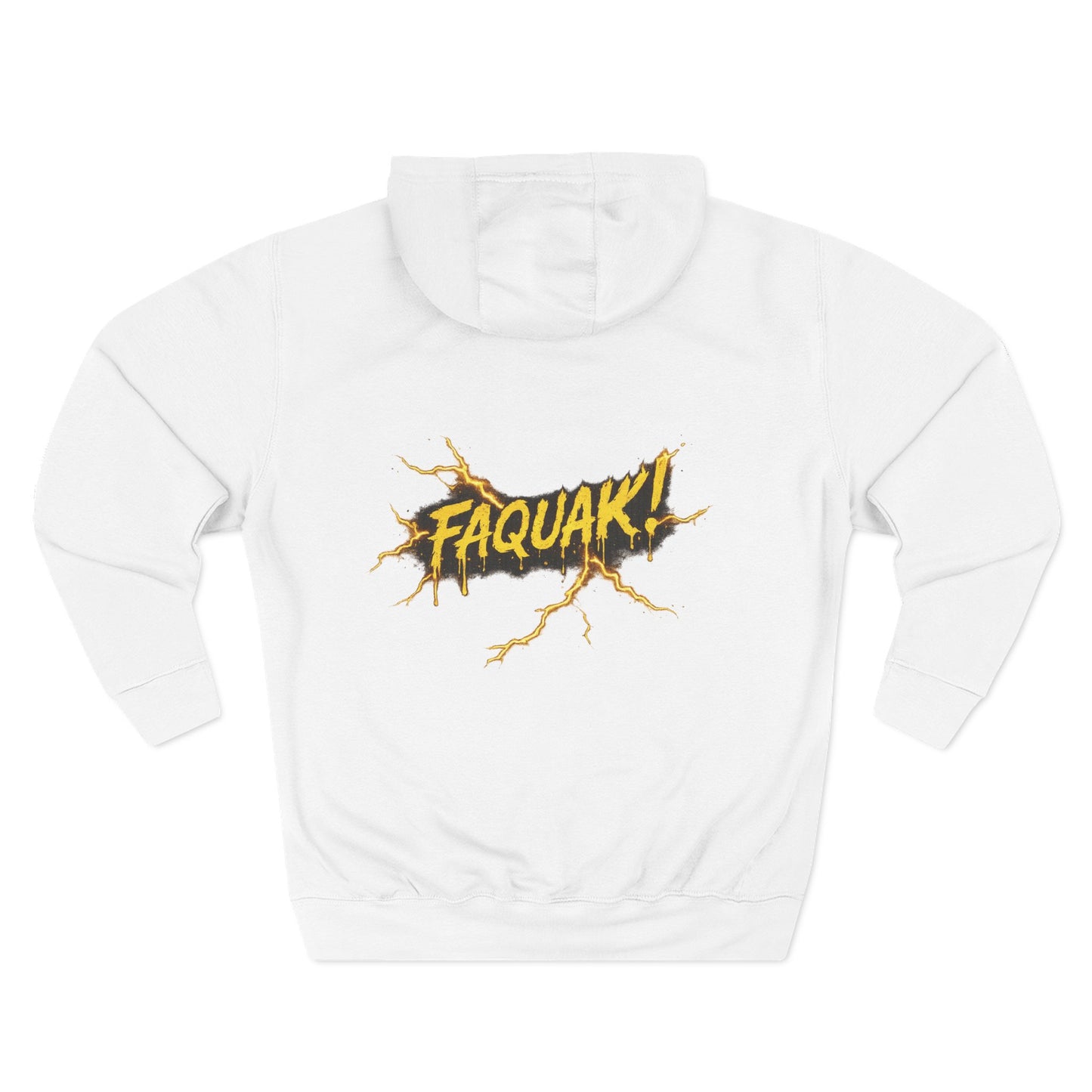 Three-Panel Fleece Hoodie