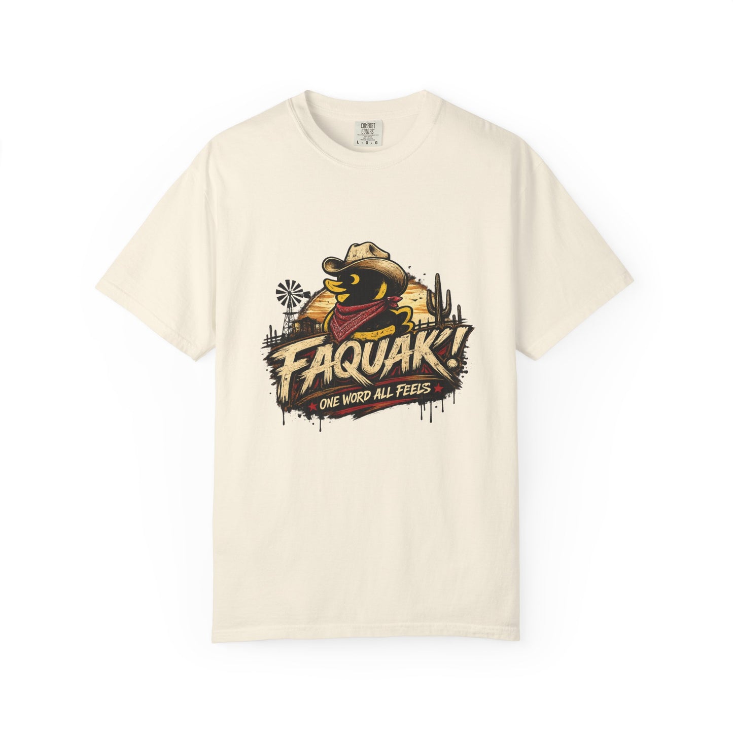 Faquak! Graphic T-Shirt — Retro Duck Logo Tee