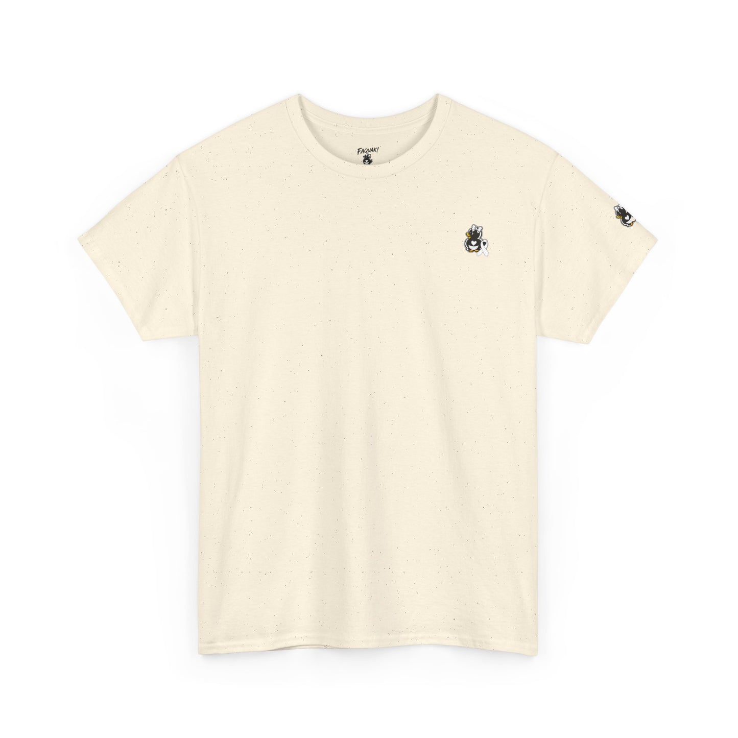 Heavy Cotton Tee.  Lung Cancer Awareness.