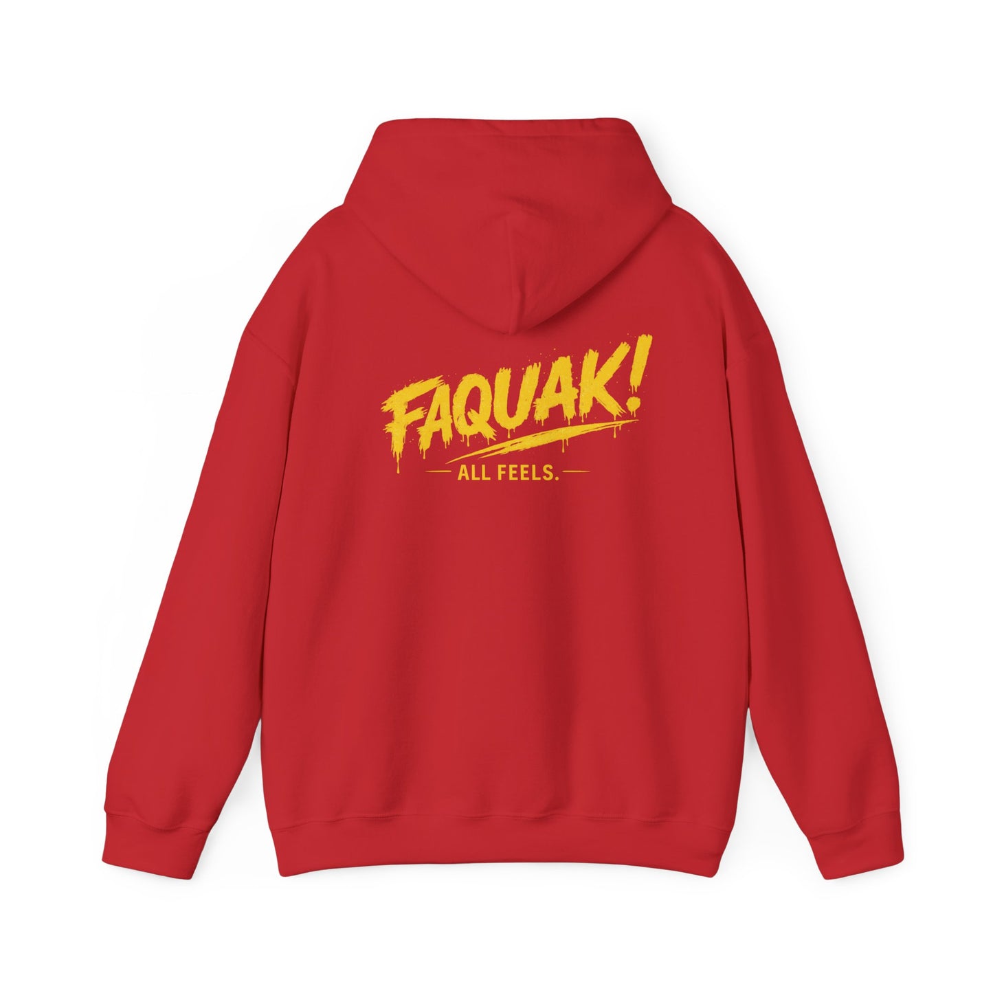 Faquak! Duck Logo Hoodie – Funny Retro Mascot Graphic Sweatshirt