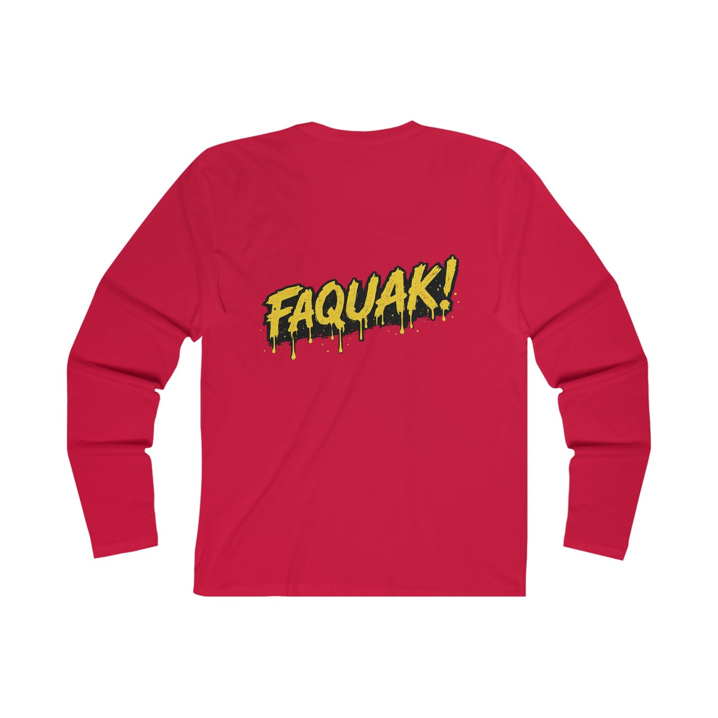 Faquak! Men's Long Sleeve Crew Tee