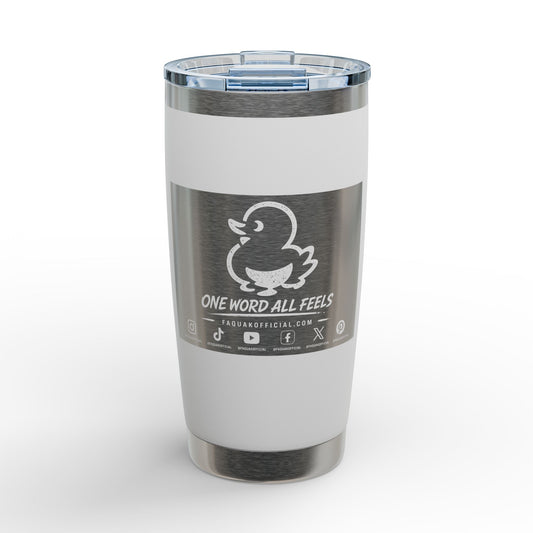 Engraved 20oz Riva Tumbler – Double-Wall Stainless Travel Cup with Faquak! Logo