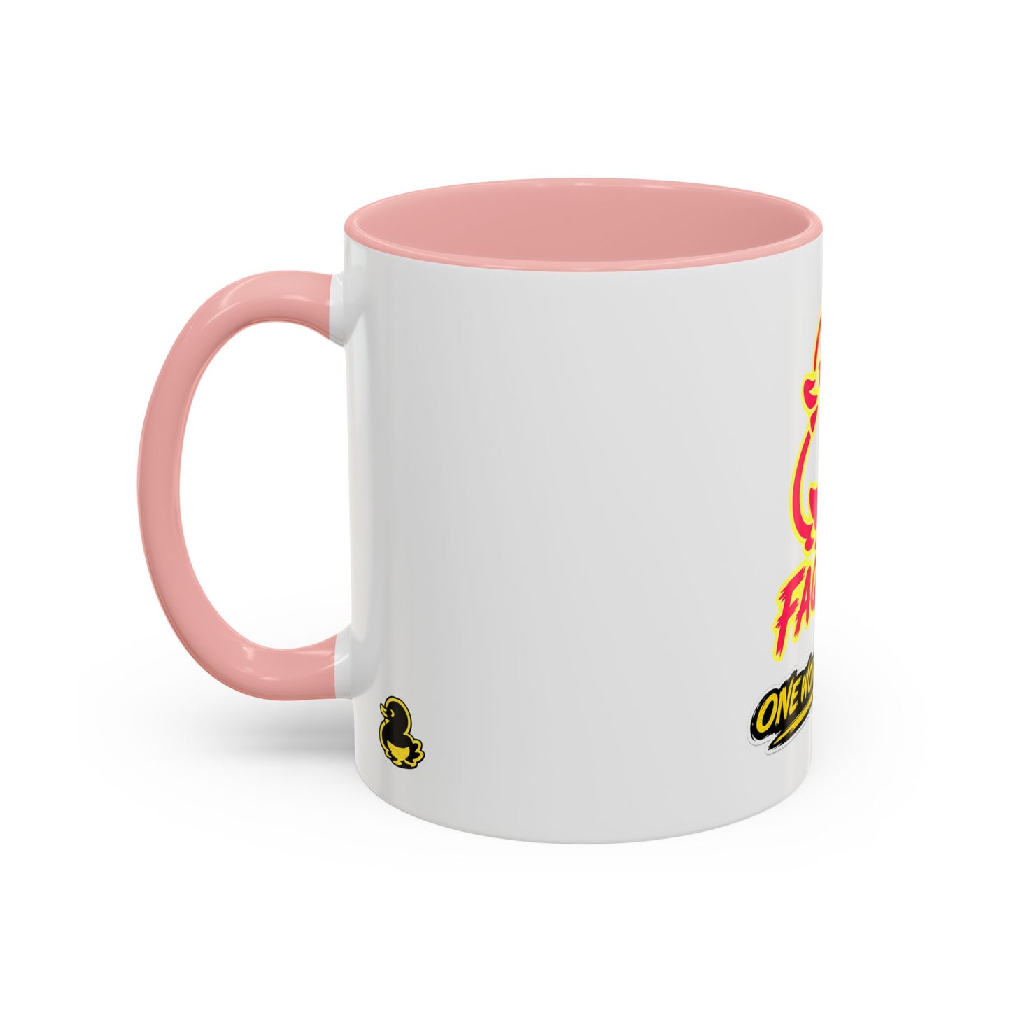 Faquak! Duck Graphic Coffee Mug — Funny One Word All Feels Accent Mug