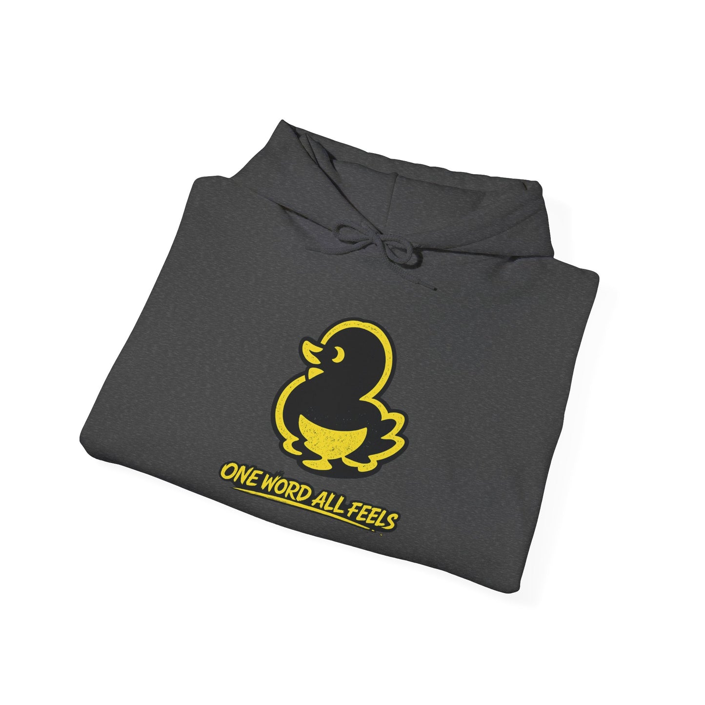 Duck Graphic Hoodie — “FAQUAK!” One Word All Feels Streetwear Hoodie
