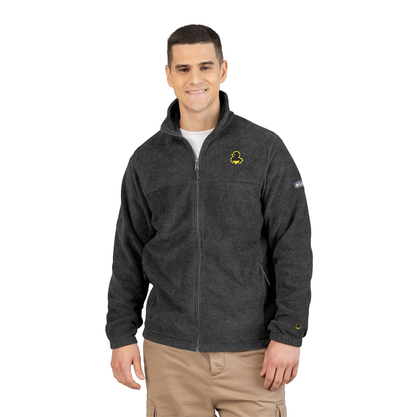 Embroidered Fleece Jacket — Truqaki Logo Outdoor Zip-Up