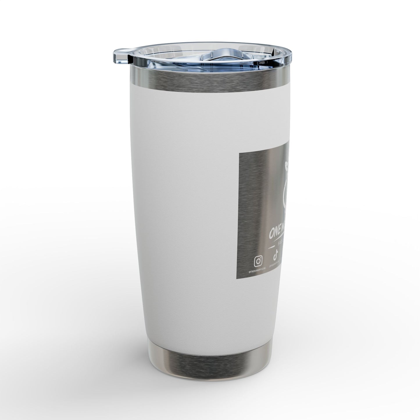 Engraved 20oz Riva Tumbler – Double-Wall Stainless Travel Cup with Faquak! Logo