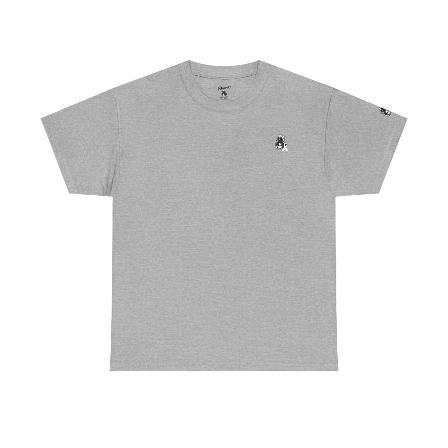 Heavy Cotton Tee.  Lung Cancer Awareness.
