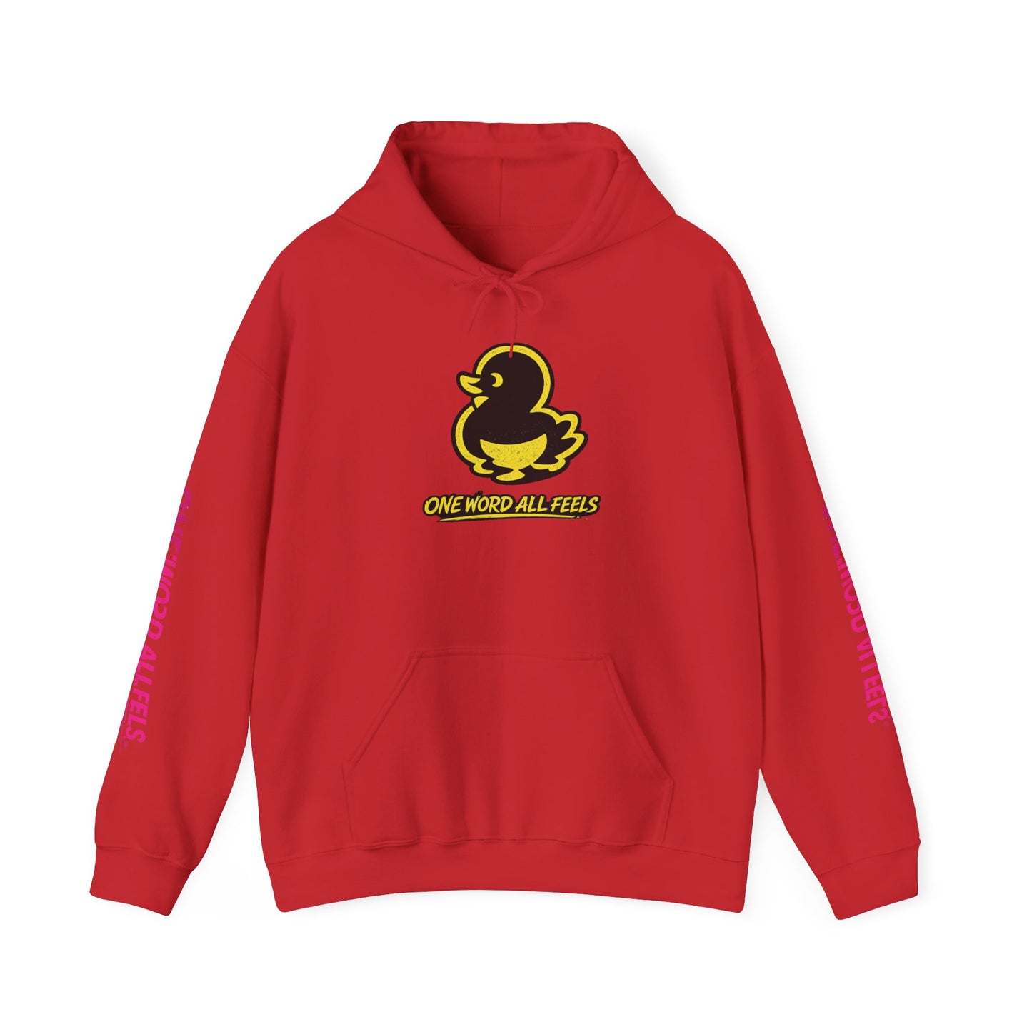 Duck Graphic Hoodie — “FAQUAK!” One Word All Feels Streetwear Hoodie