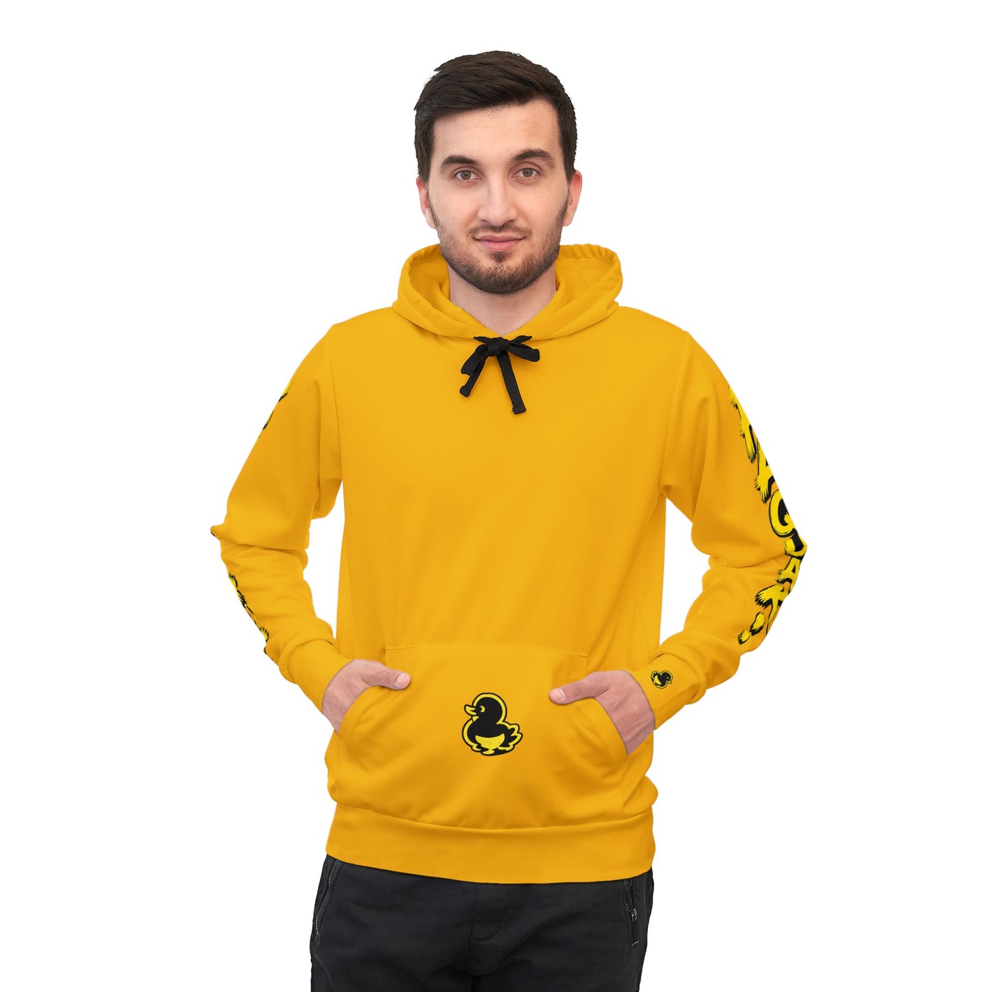 Faquak! Athletic Hoodie — FAQUAK! Rubber Duck Graphic Pullover