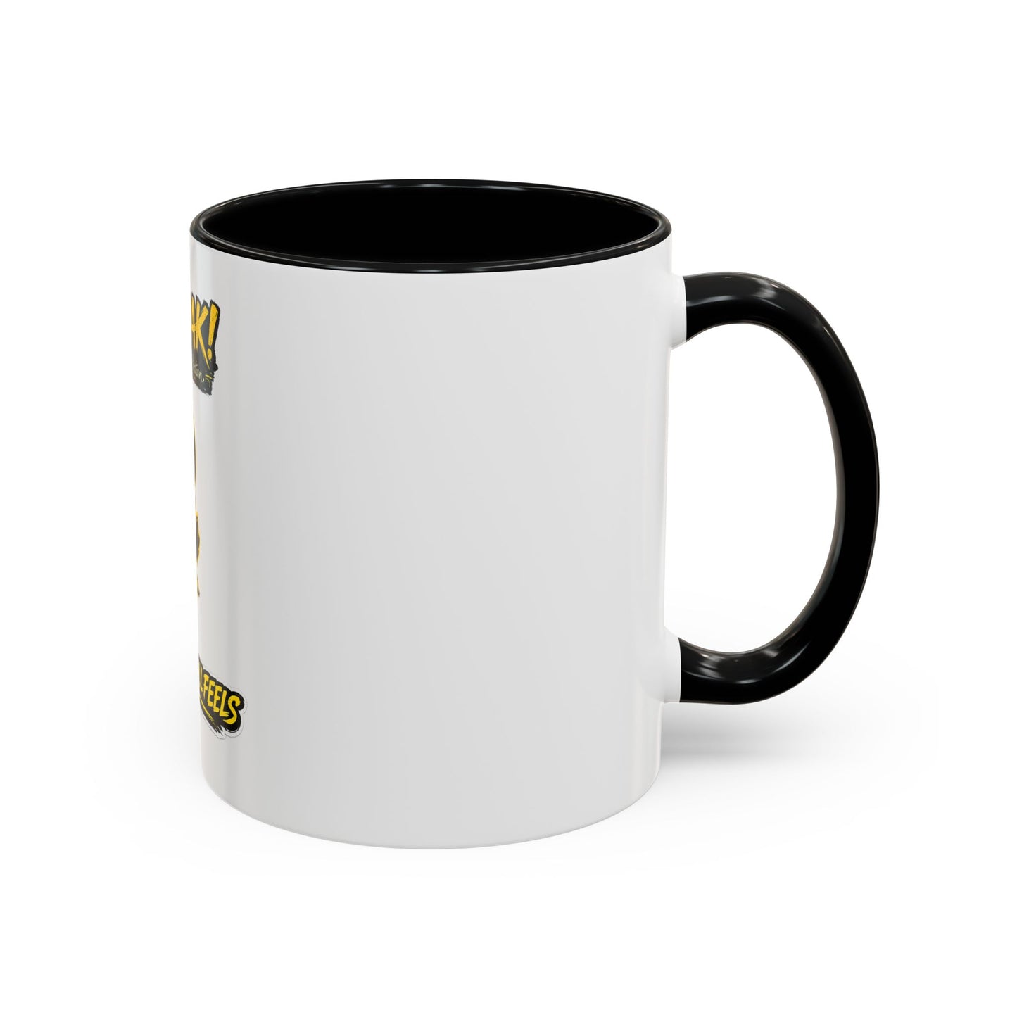 Faquak! Duck Graphic Coffee Mug — Funny One Word All Feels Accent Mug