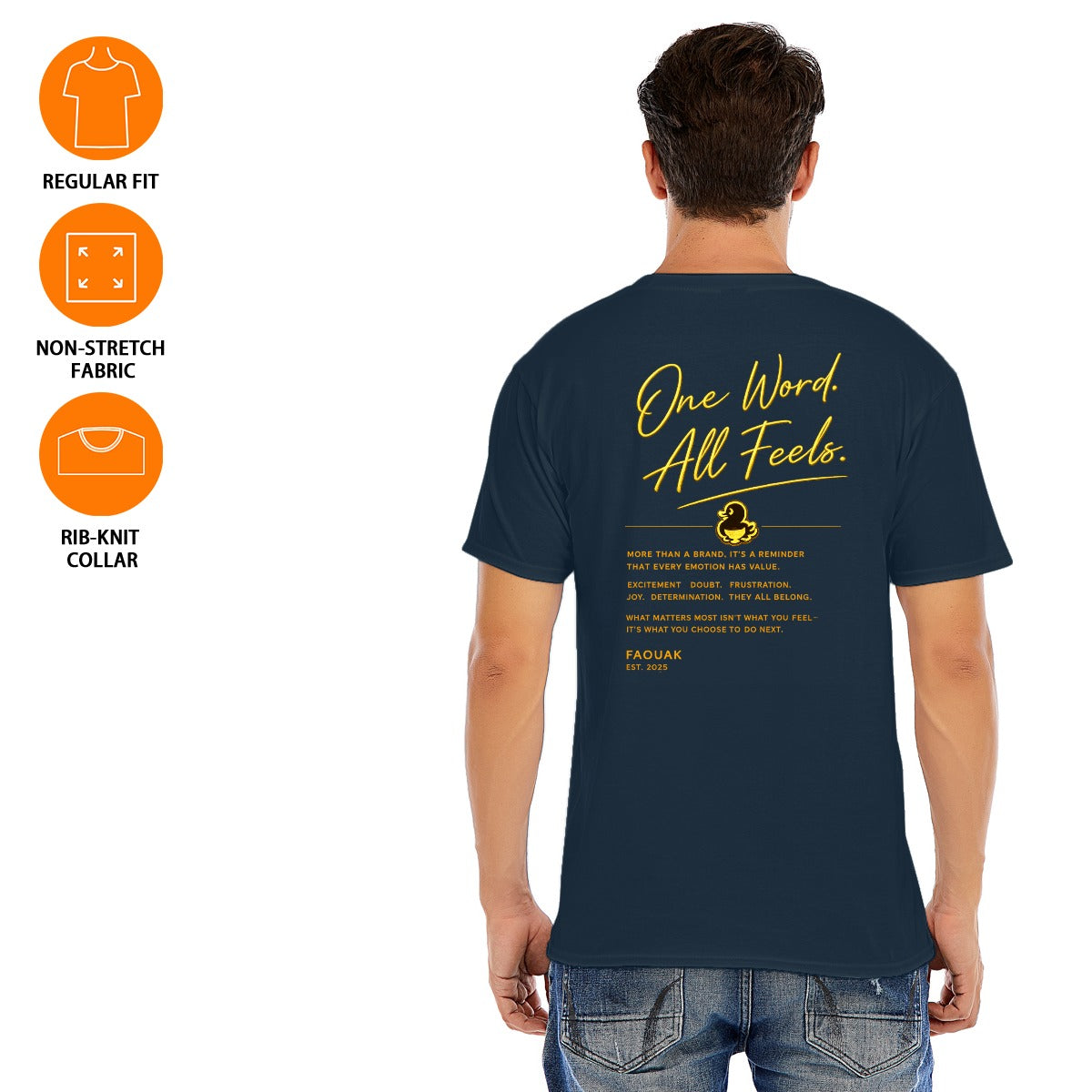 Unisex O-neck Short Sleeve T-shirt | 180GSM Cotton (DTF)