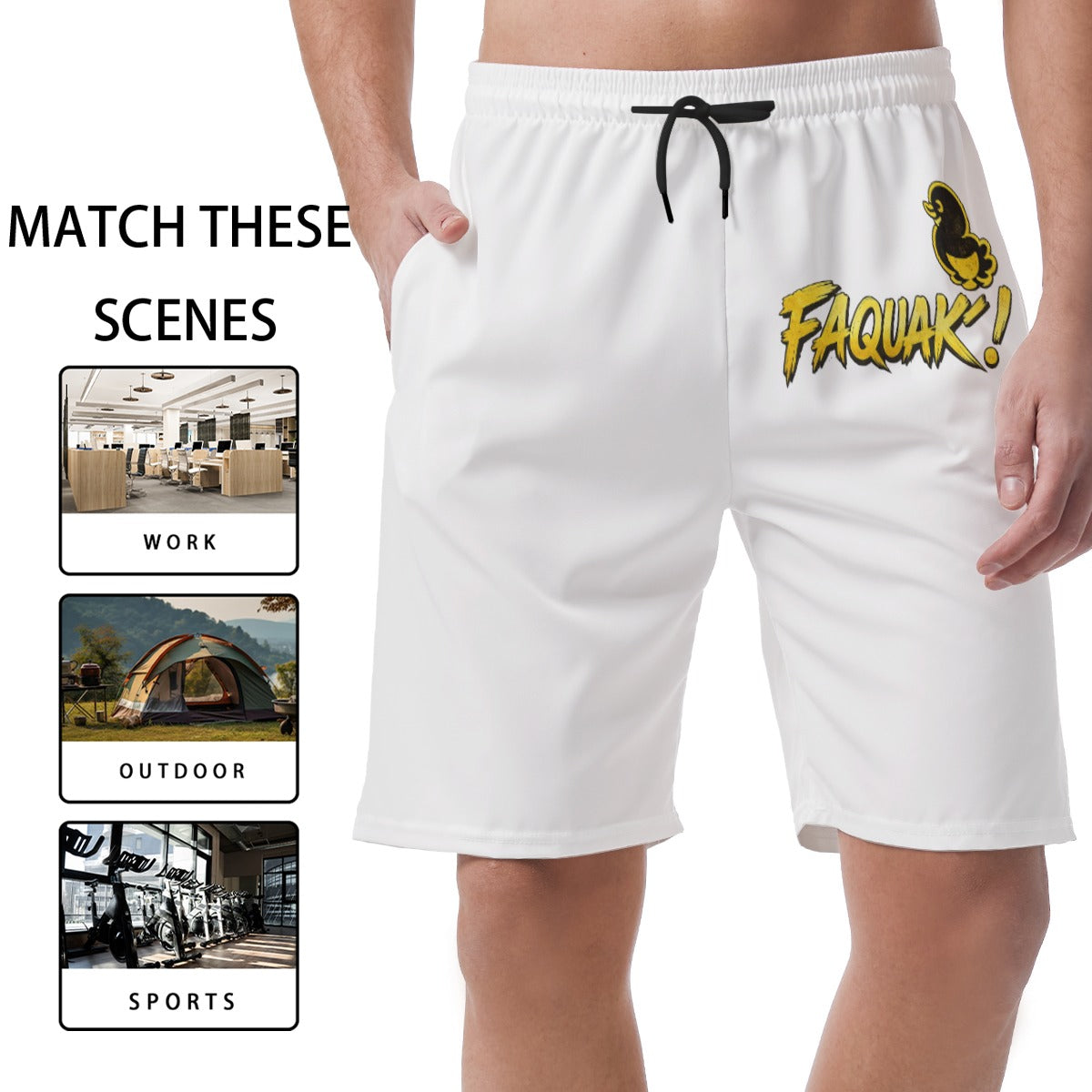 All-Over Print Men's Short Pants