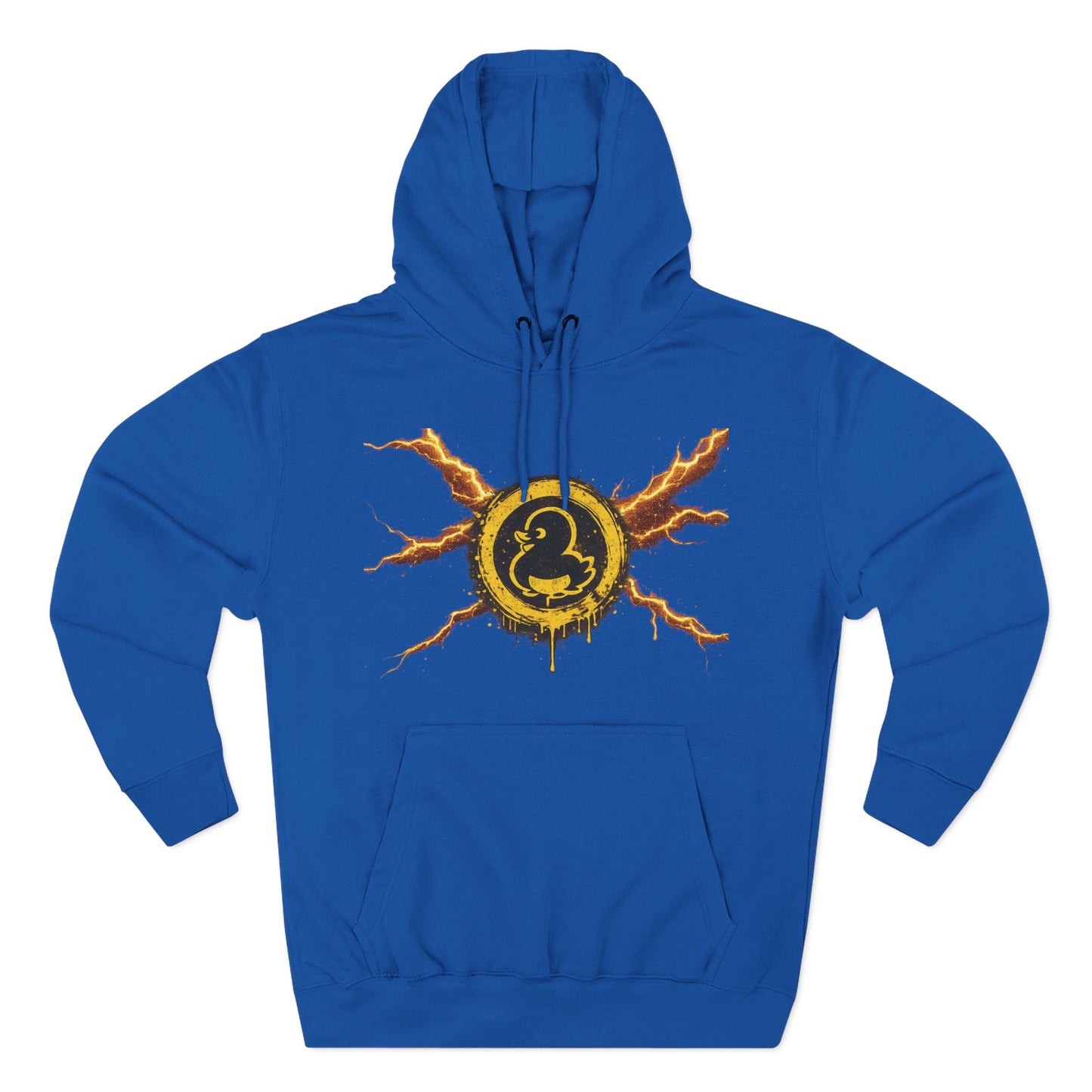 Three-Panel Fleece Hoodie