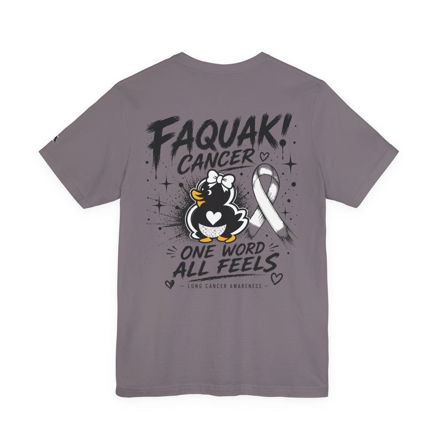 Faquak Cancer Awareness Tee — “Faquak! Cancer” Ribbon Support Shirt