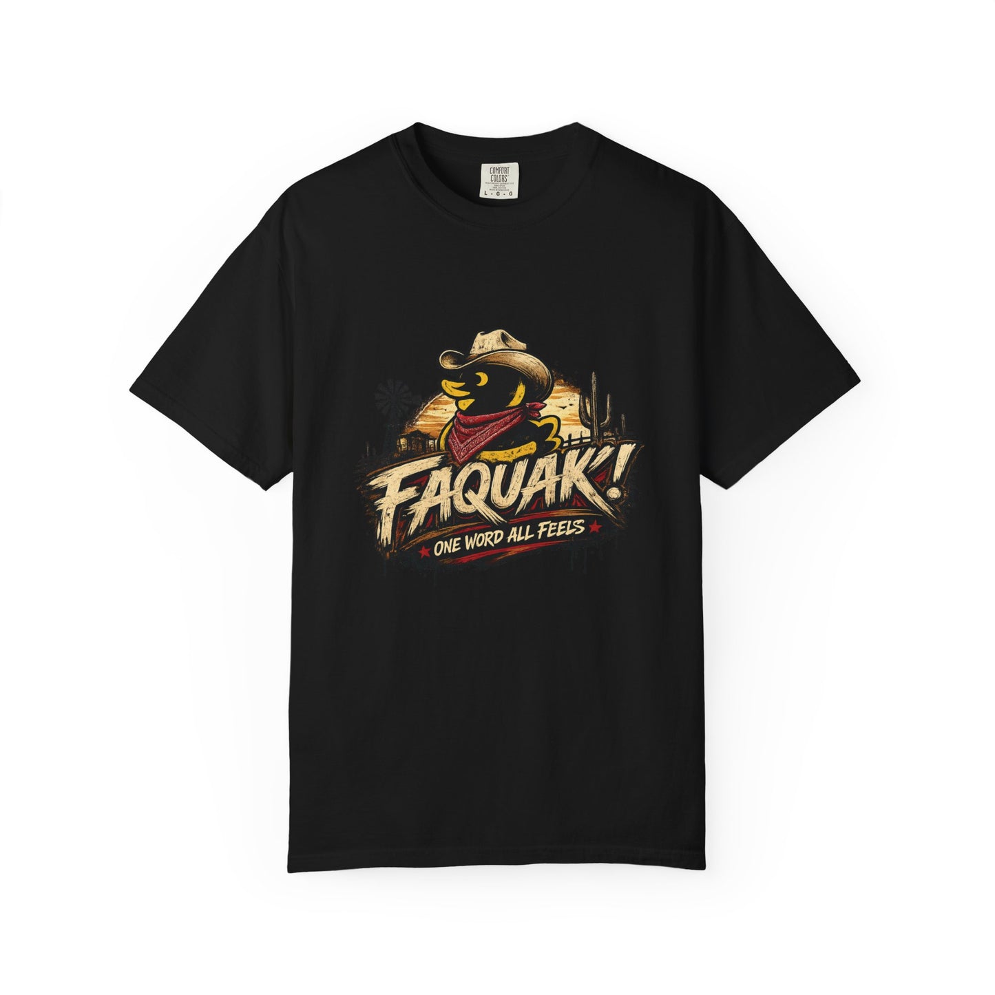 Faquak! Graphic T-Shirt — Retro Duck Logo Tee