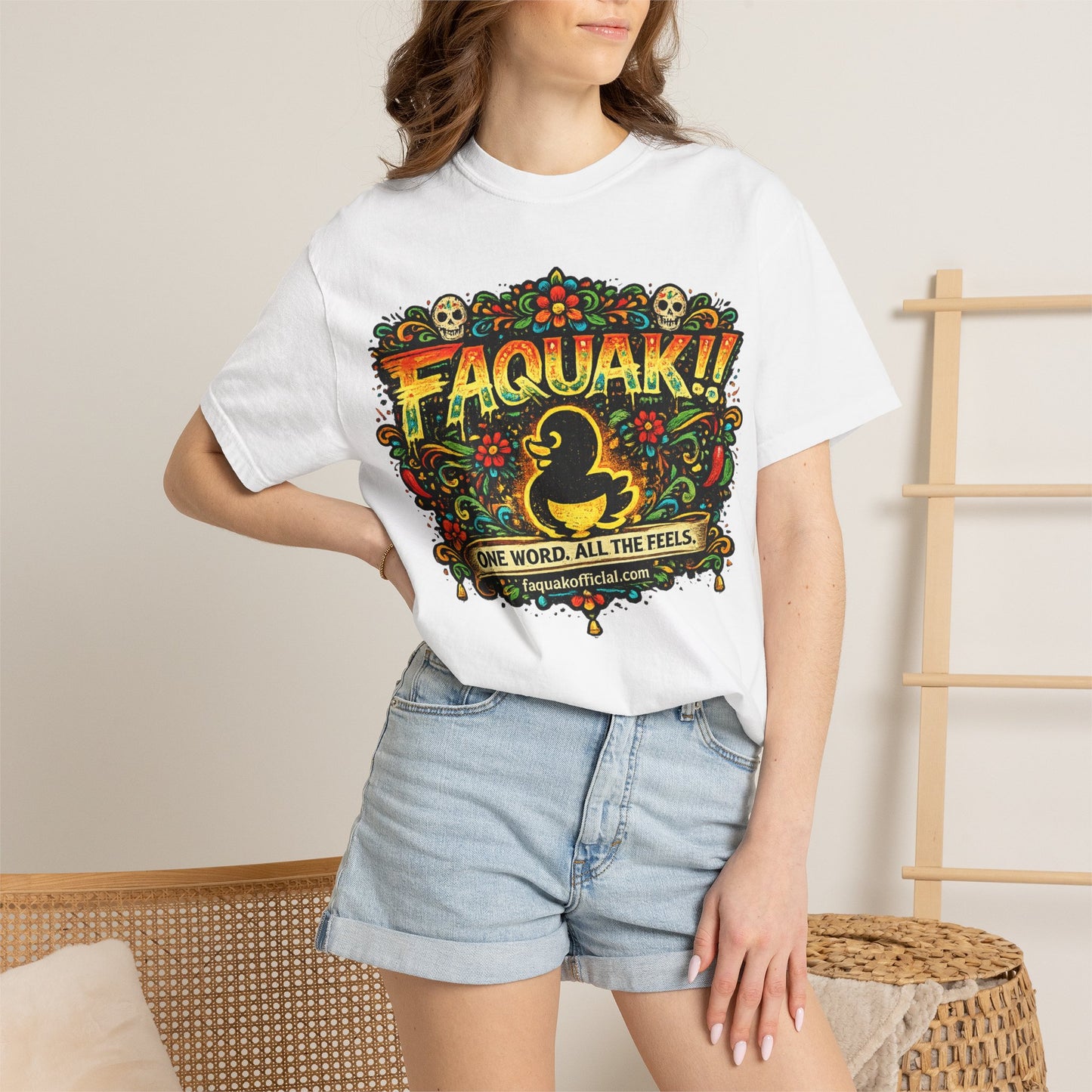 FAQUAK!! Duck Graphic T-Shirt — One Word, All The Feels