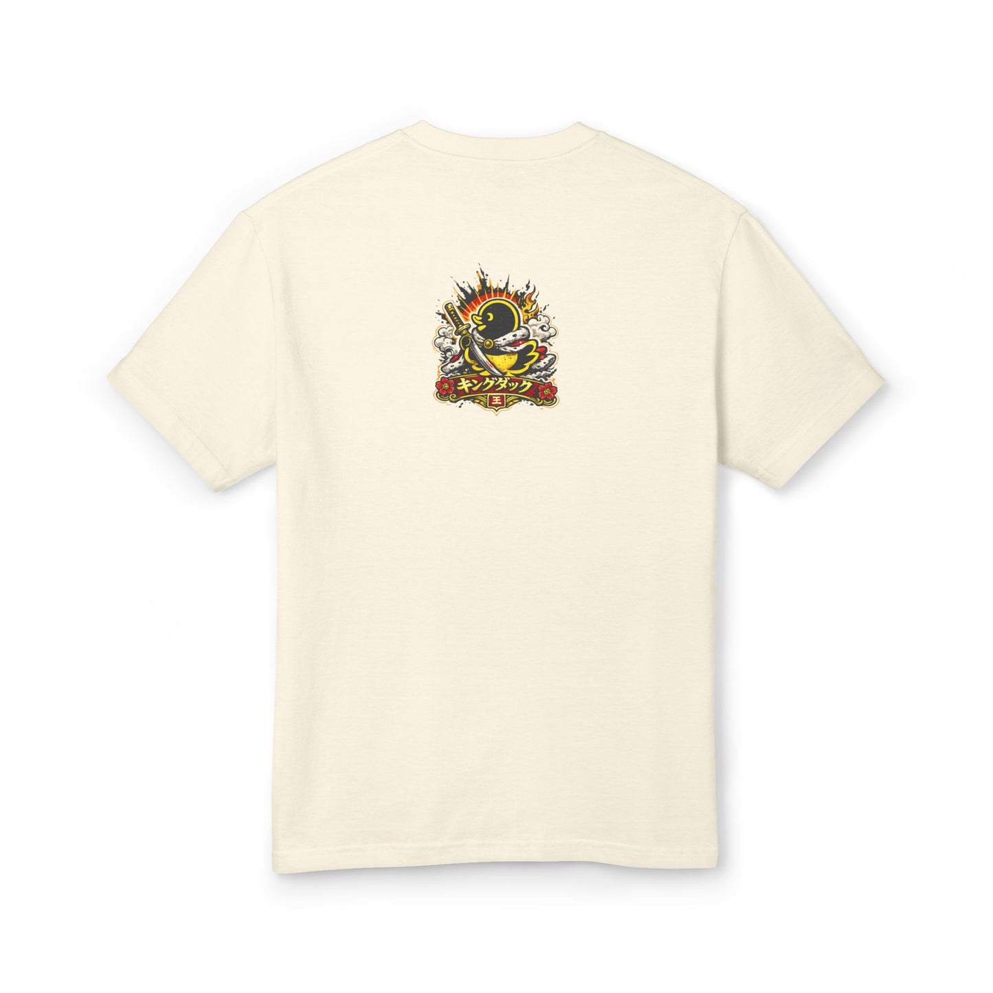 Samurai Duck Graphic Tee — "FAQUAK! You Broke All Rules" Vintage Japan-Inspired T-Shirt