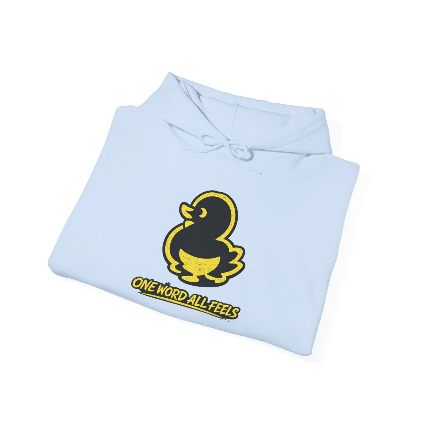 Duck Graphic Hoodie — “FAQUAK!” One Word All Feels Streetwear Hoodie