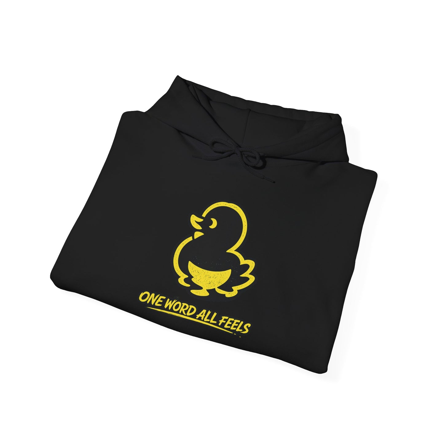 Duck Graphic Hoodie — “FAQUAK!” One Word All Feels Streetwear Hoodie