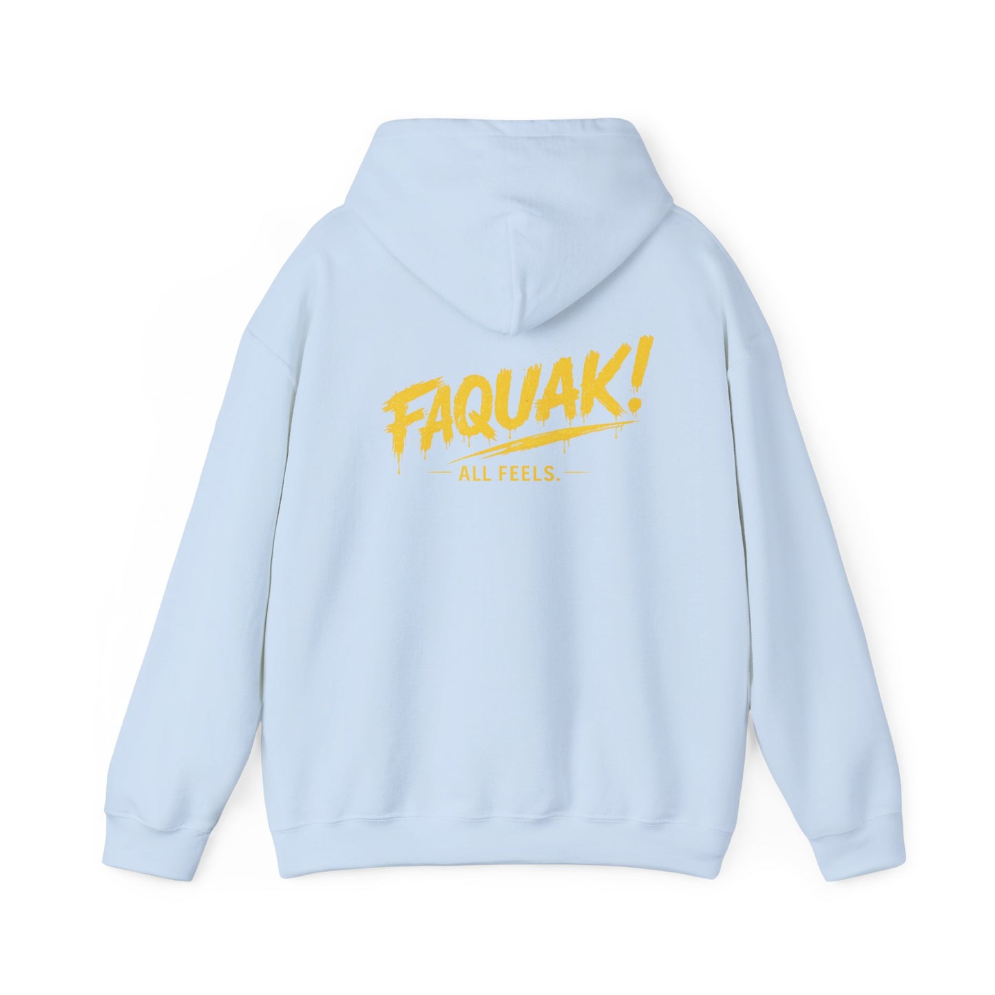 Faquak! Duck Logo Hoodie – Funny Retro Mascot Graphic Sweatshirt