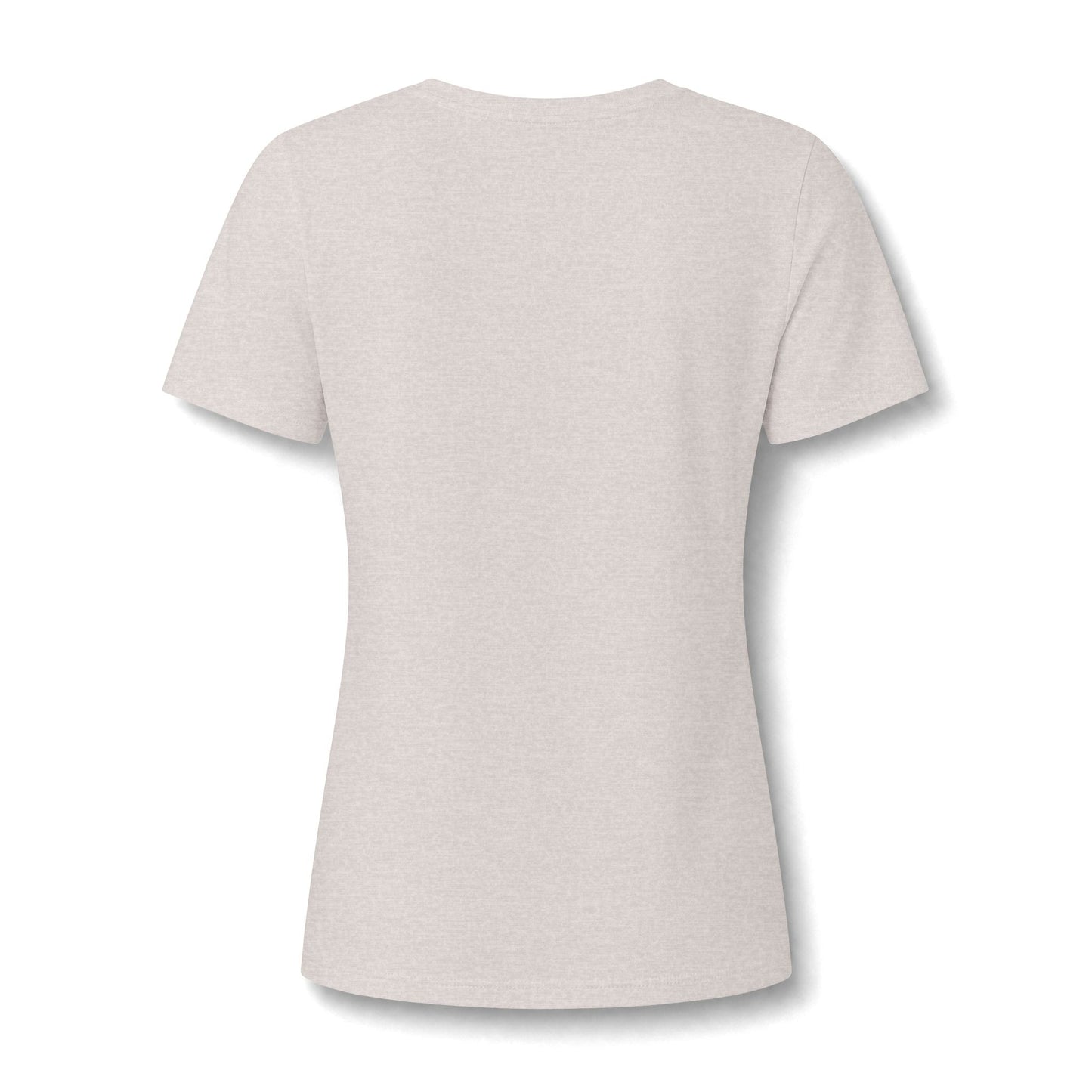 Faquak! Feeling's- Women's Relaxed Heather CVC V-Neck Tee