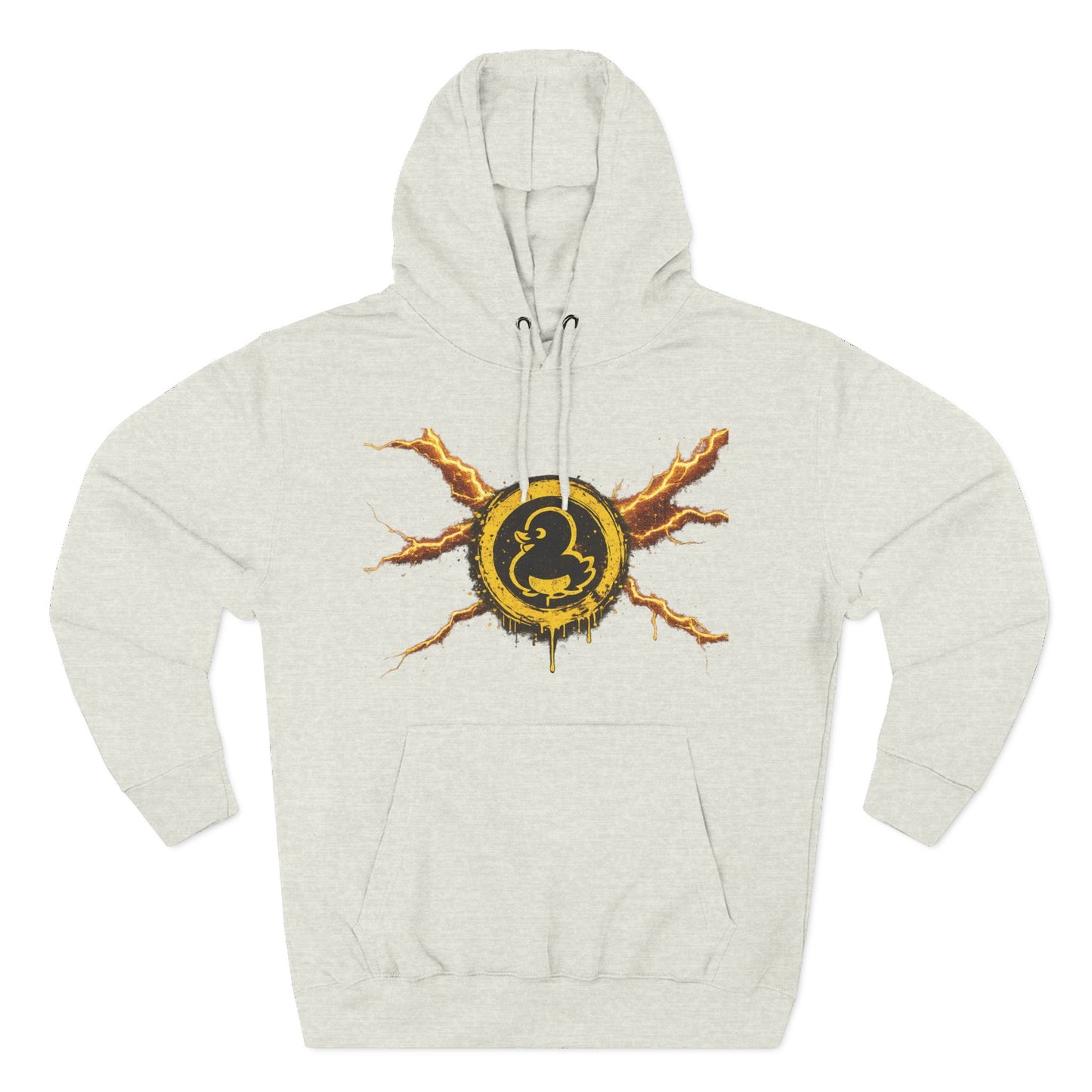 Three-Panel Fleece Hoodie
