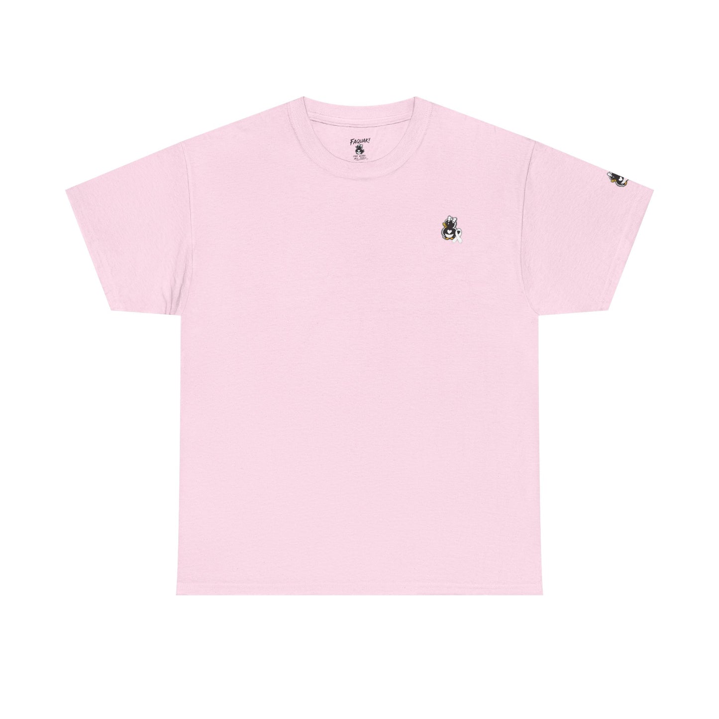 Heavy Cotton Tee.  Lung Cancer Awareness.