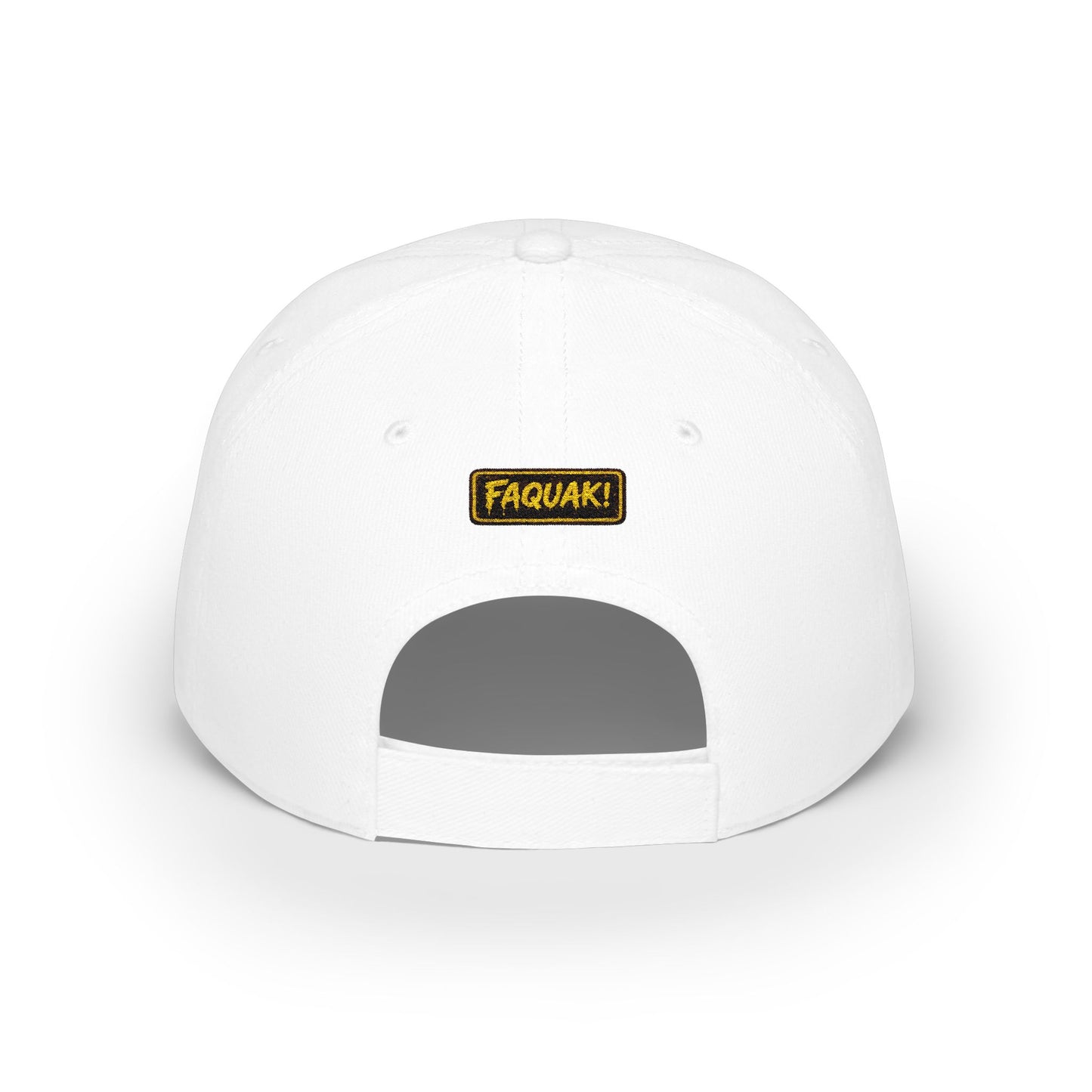 Embroidered Black Duck Low Profile Baseball Cap — Minimal Retro Patch Hat
